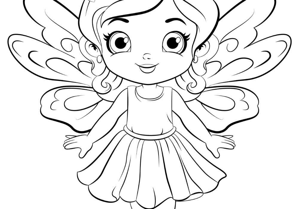 fairy coloring sheets