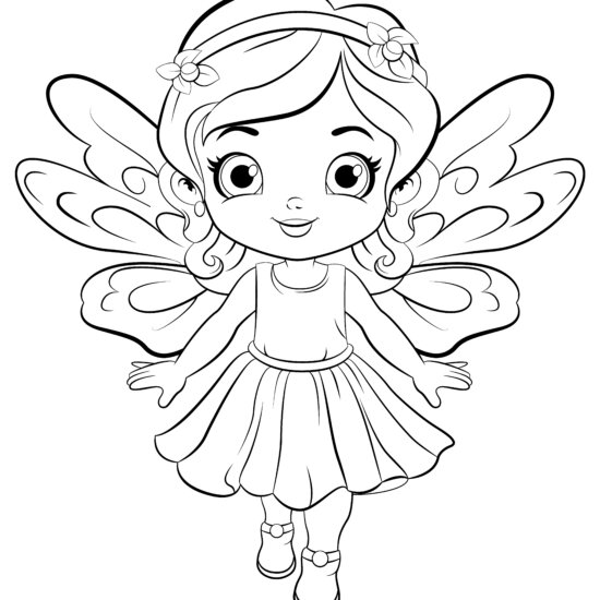 fairy coloring sheets