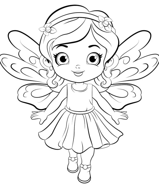 fairy coloring sheets
